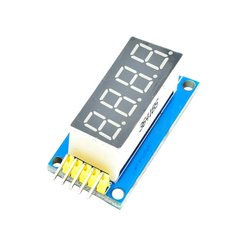 0.4 Inch 4-Bit LED Digital Tube Display Module with Pin 74HC595 Drive