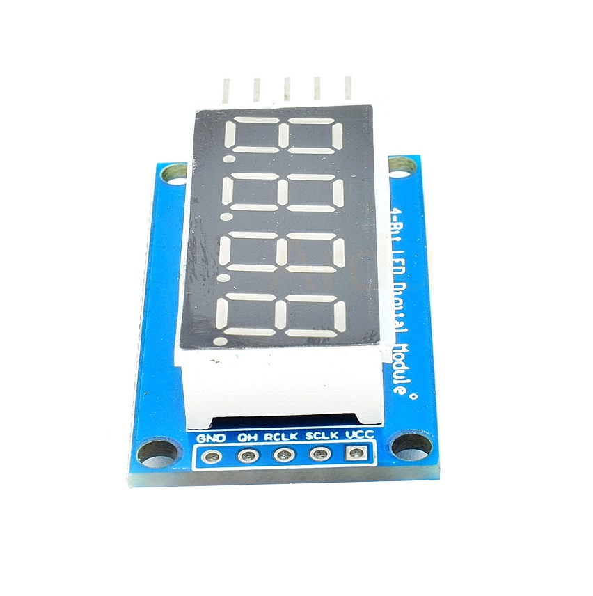 0.4 Inch 4-Bit LED Digital Tube Display Module with Pin 74HC595 Drive