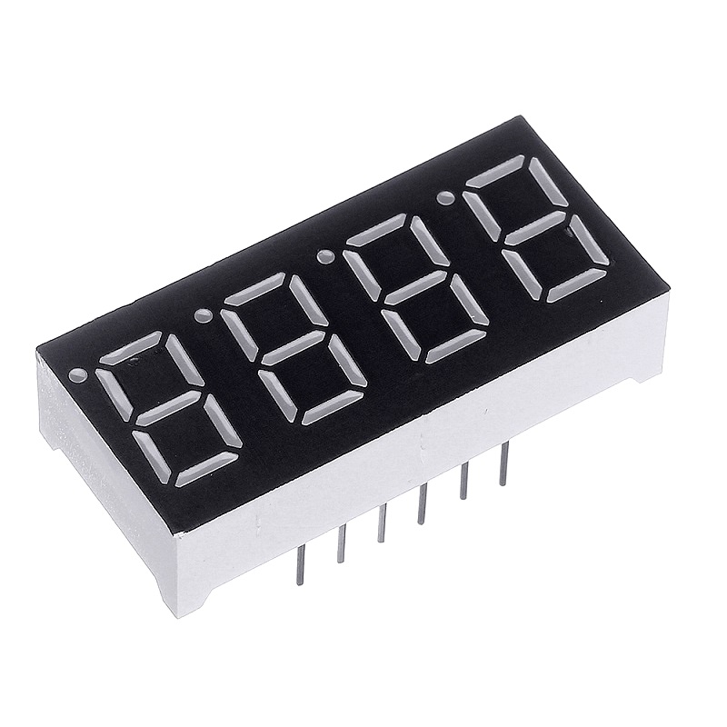 0.56 inch Red 4 Digit 7 Segment LED Display CC 12pin (2 pcs.)