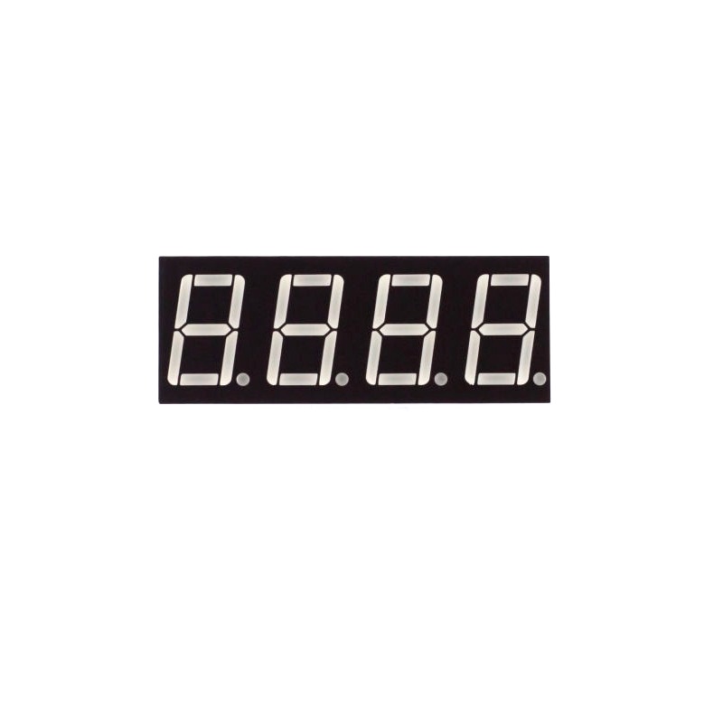 0.56 inch Red 4 Digit 7 Segment LED Display CC 12pin (2 pcs.)