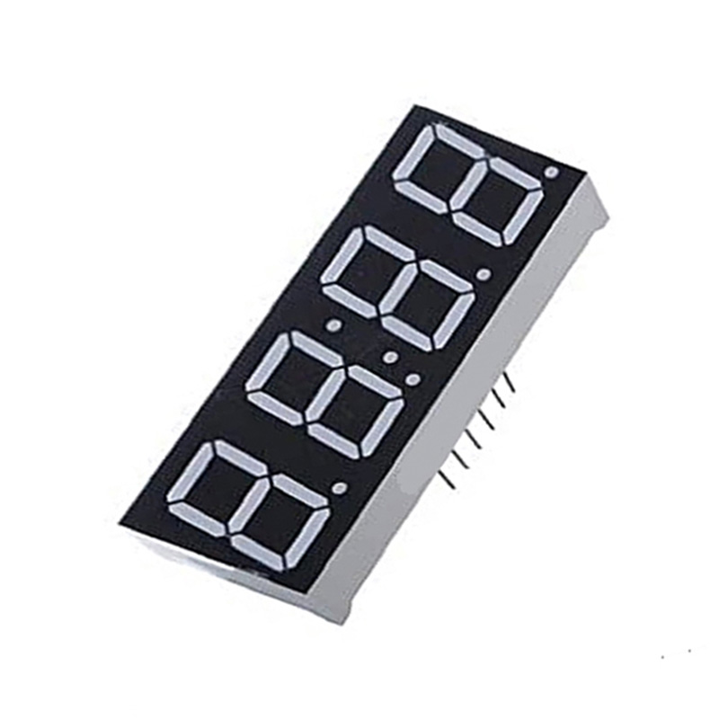 0.56 inch with clock Red 4 Digit 7 Segment LED Display CC 12pin