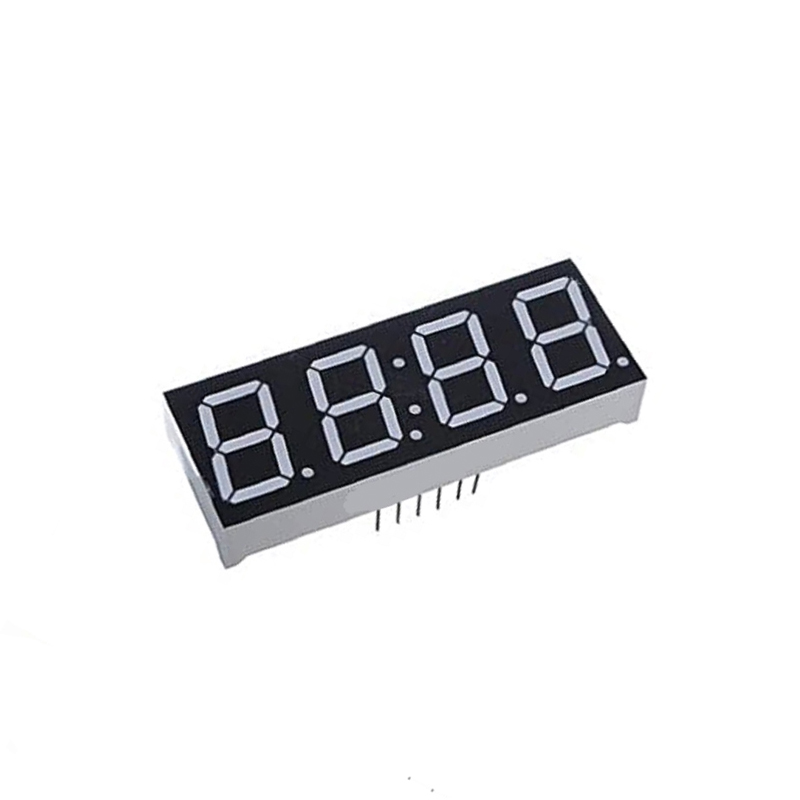 0.56 inch with clock Red 4 Digit 7 Segment LED Display CC 12pin