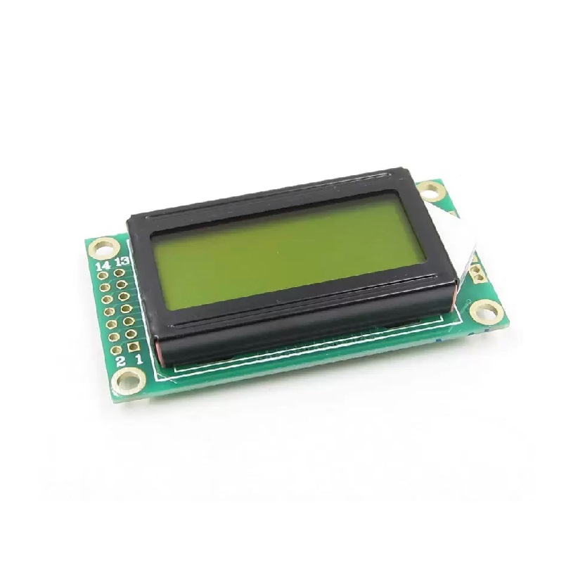 0802 LCD display 3.3/5V – Green-Yellow color screen