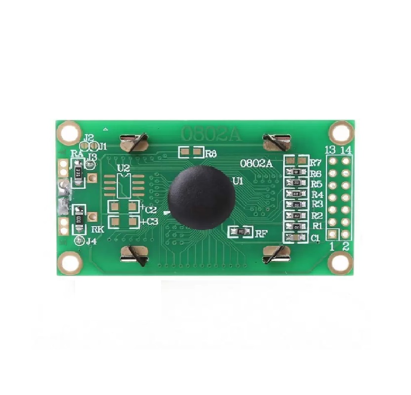 0802 LCD display 3.3/5V – Green-Yellow color screen