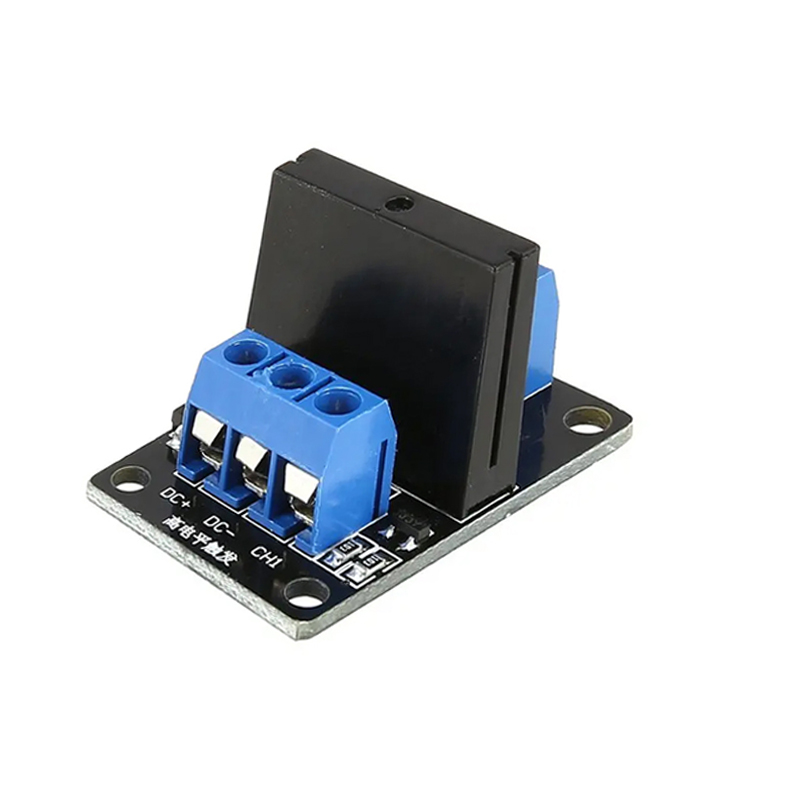 1 Channel 12V Relay Module Solid State Low Level SSR DC Control 250V 2A with Resistive Fuse