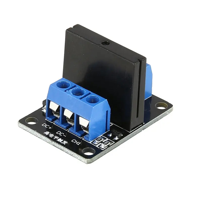 1 Channel 3-24V Relay Module Solid State Low Level SSR DC Control DC with Resistive Fuse