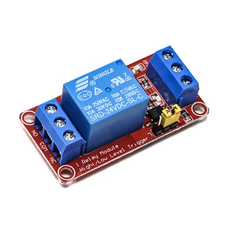 1 Channel Relay Module 24V High and Low Level Trigger Relay Control