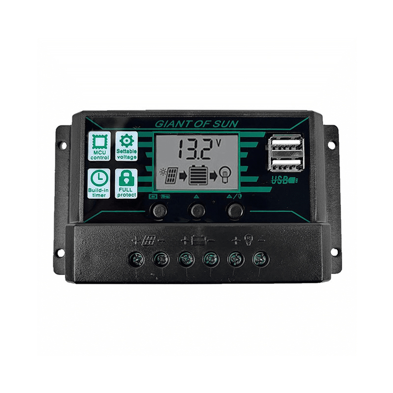 10A Intelligent LCD Solar Controller