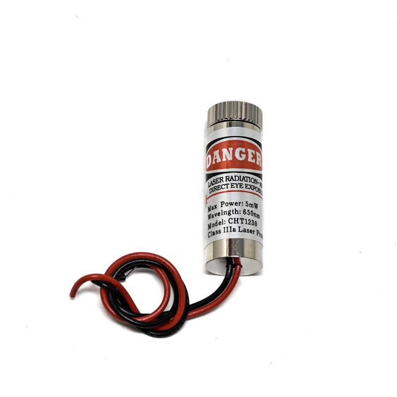12mm 5mW Red Cross line Laser Module CHT1230 Point Spot Size Adjustable Laser