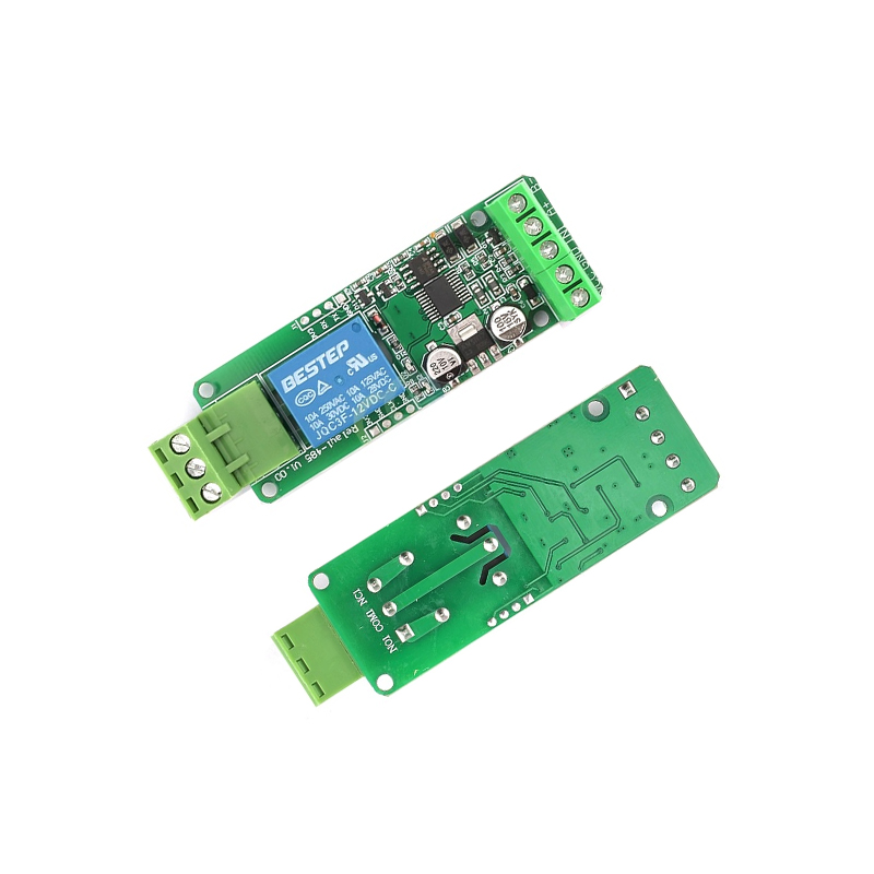12V Modbus RTU 1, Channel Relay Module, Input Optocoupler, Isolation RS485 MCU for, Arduino