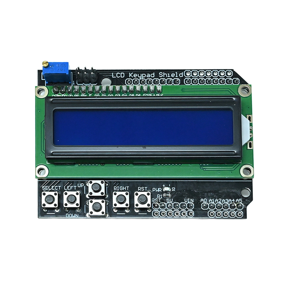 1602 LCD Board Keypad Shield Blue Backlight