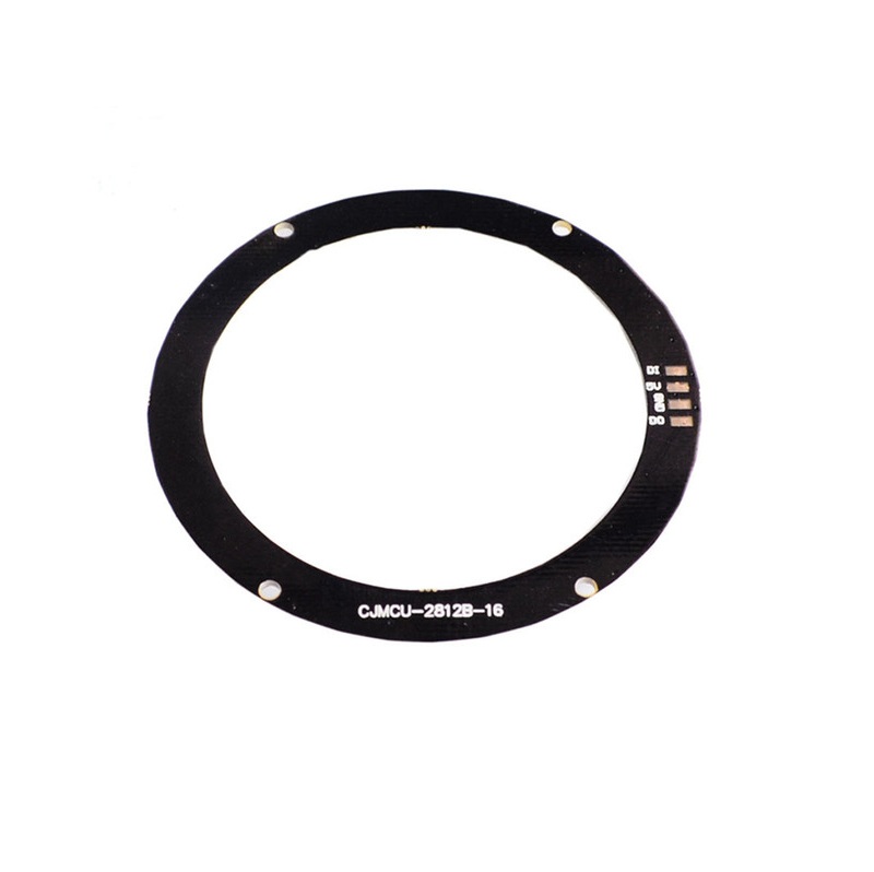 16Bit WS2812B 5050 RGB LED Built-in Full Color Driving Lights Circular Development Board