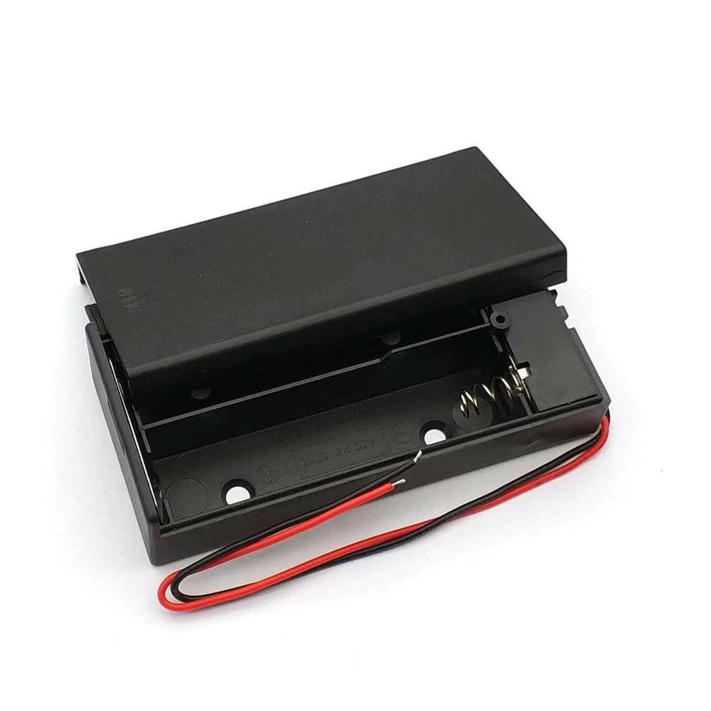 18650 x 2 battery holder with cover and On/Off Switch