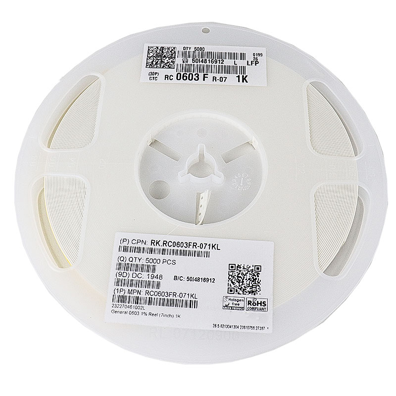1K Ohm 1/10W 603 Resistor
