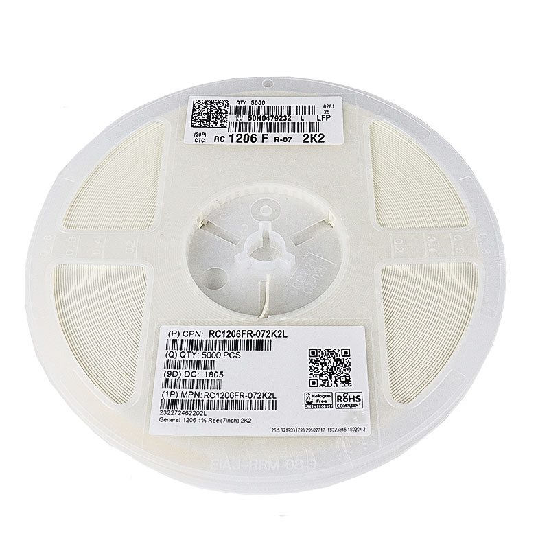 2.2K Ohm 1/4w 1206 Resistor