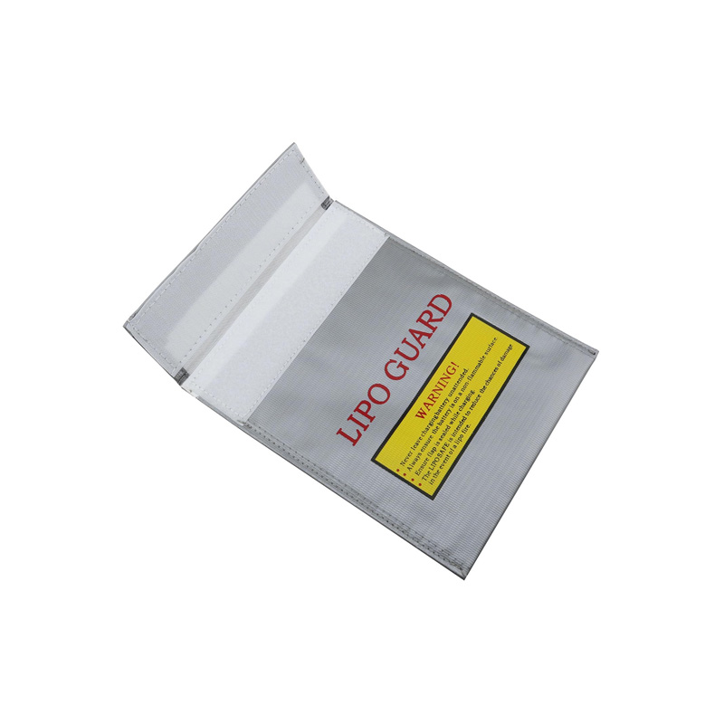 230×290mm Fireproof Lithium Battery Protection Bag – Silver
