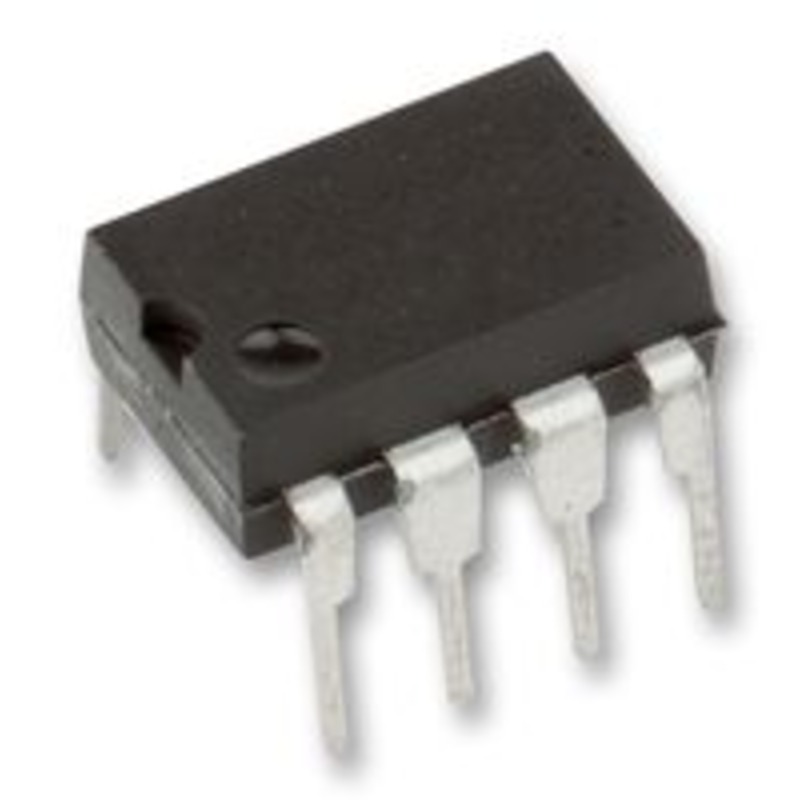 24LC04B-I/P-MICROCHIP-EEPROM, 4 Kbit, 2 BLK (256 x 8bit), Serial I2C (2-Wire), 400 kHz, DIP, 8 Pins