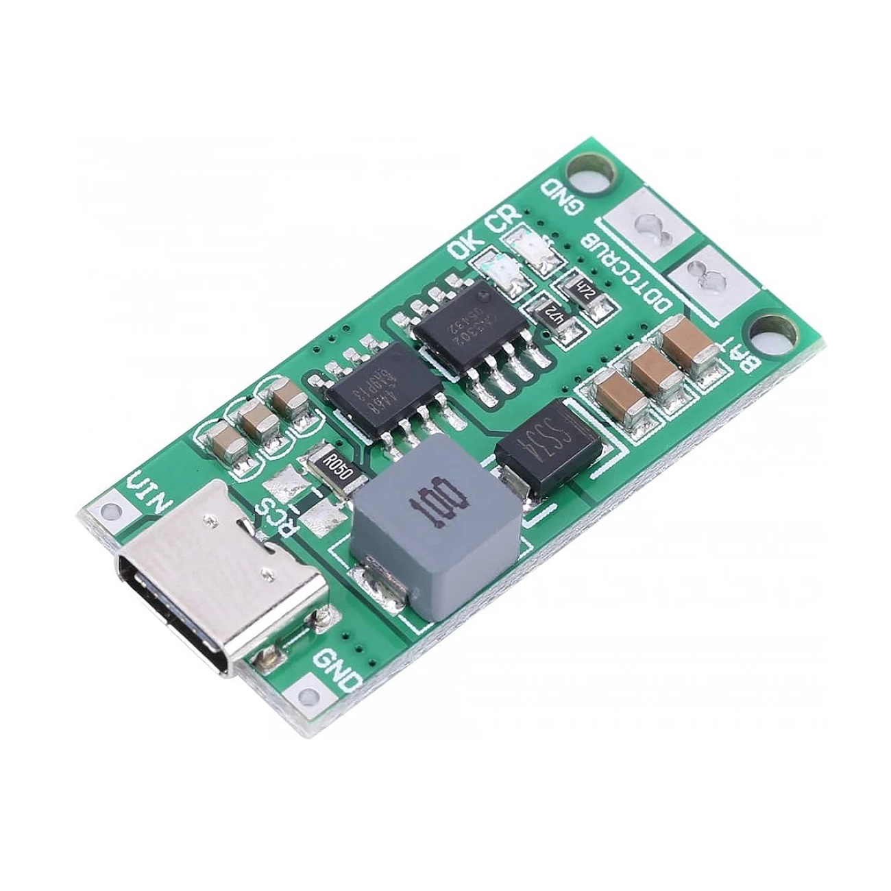 2S 8.4V 1A 18650 Lithium Battery Charger Module Type C