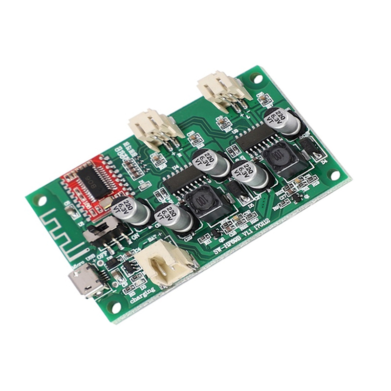 2x6W DC 5V 3.7V speaker modified Stereo Bluetooth amplifier board can connected lithium battery