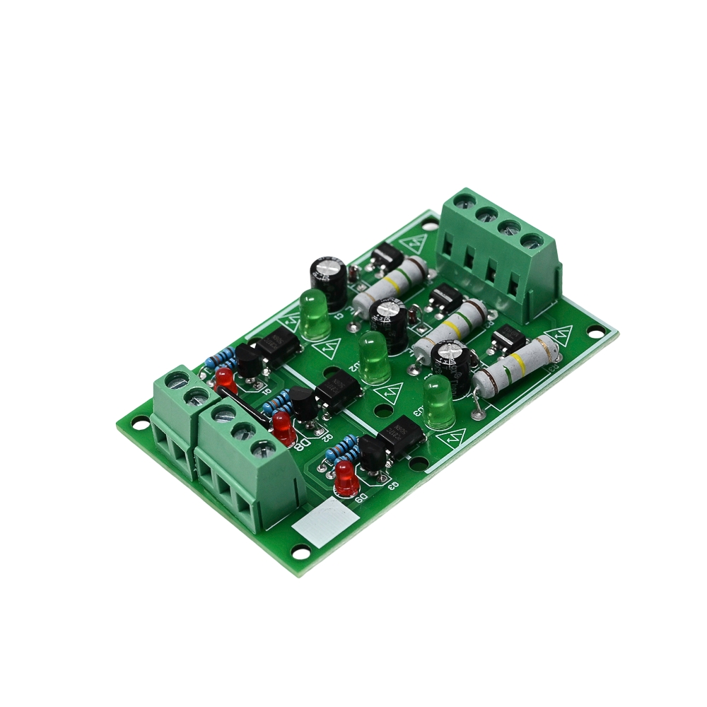 3 Channels AC 220V Optocoupler Isolation Test Board Module For PLC