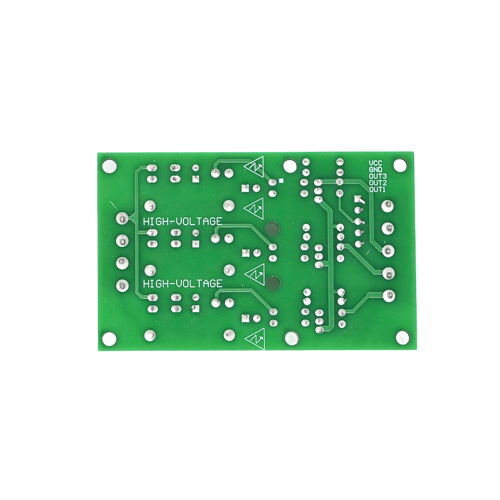 3 Channels AC 220V Optocoupler Isolation Test Board Module For PLC