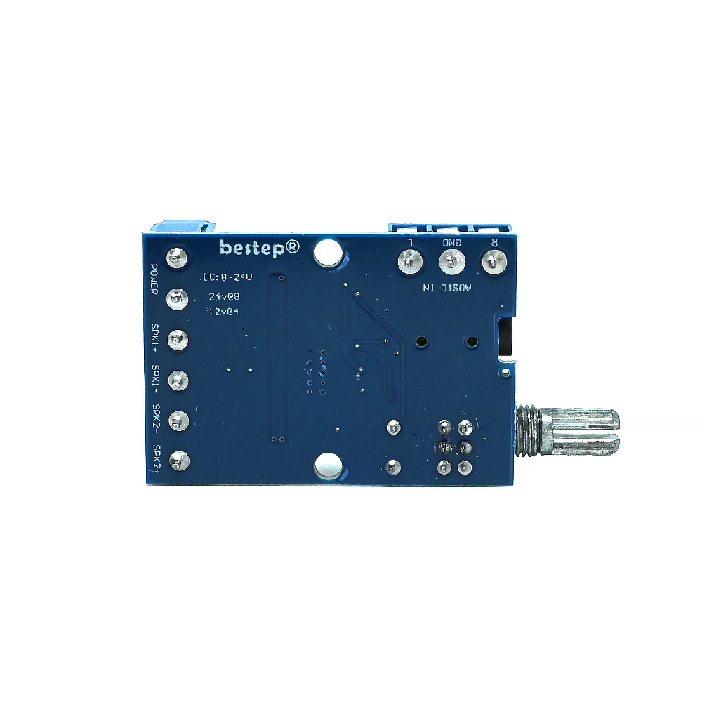 30Wx2 High-Power Stereo Digital Amplifier Board 12V/24V Power Supply