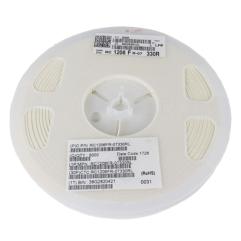330 Ohm 1/4w 1206 Resistor