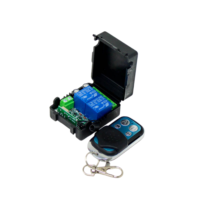 433MHz 12V 2 Channel, Relay Module Wireless, Remote Control Switch, without Battery