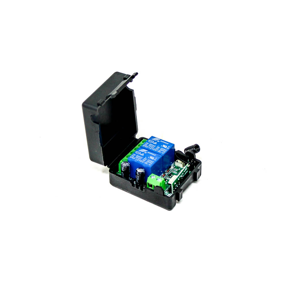 433MHz 12V 2 Channel, Relay Module Wireless, Remote Control Switch, without Battery