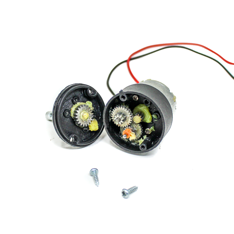 45RPM 12V Low Noise Dc Motor With Metal Gears – Grade A