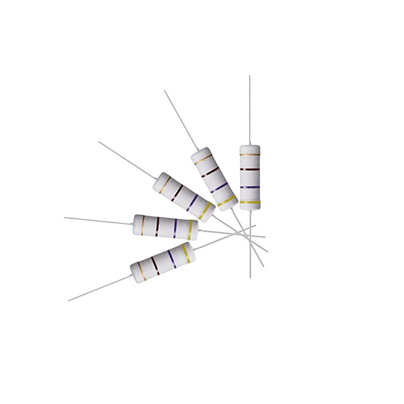 470 Ohm, 5 Watt, Wire-Wound Resistor