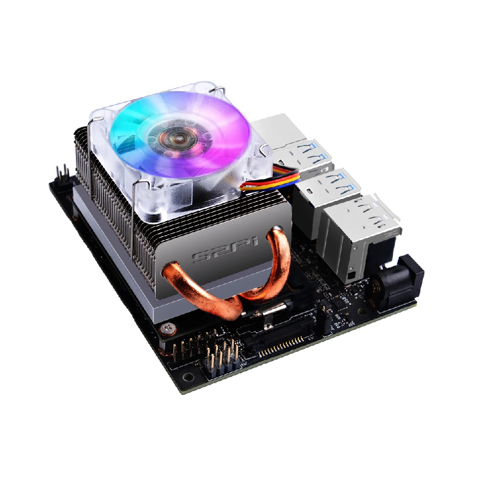52Pi Low-Profile ICE Tower Fan for Jetson Nano