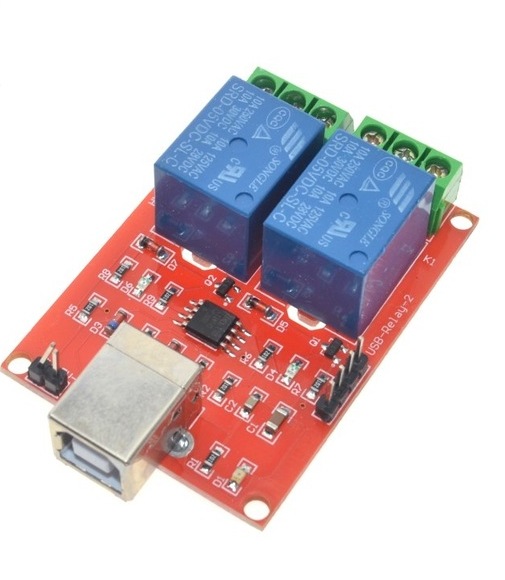 5V 2 channel USB PC Intelligent Control Relay Module