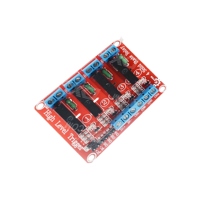 5V 4 Channel SSR G3MB-202P Solid State Relay Module 240V 2A Output with Resistive Fuse – Good Quality