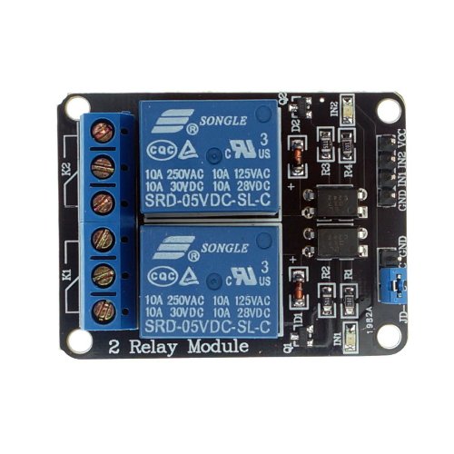 5V Dual Channel Relay Module with Optocoupler
