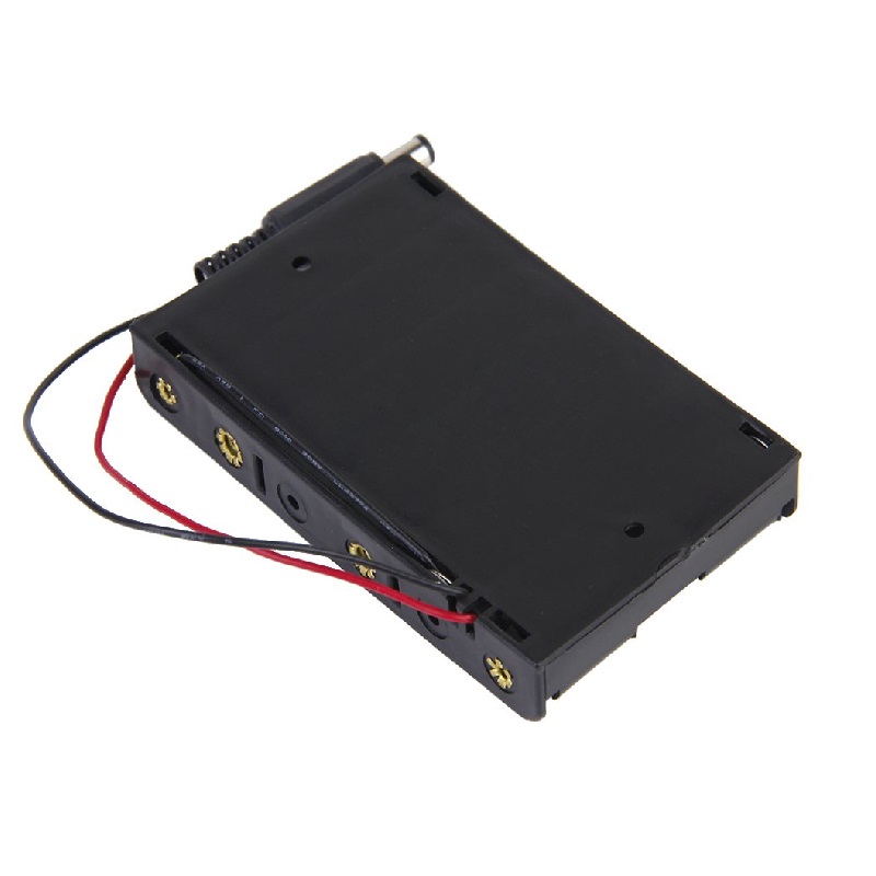 6 x 1.5V AA Battery Holder with DC 2.1 Power Jack