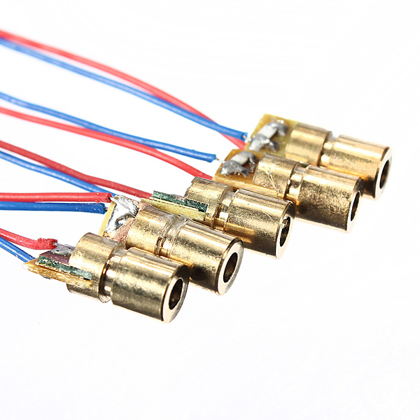 650nm 6mm 5V DC 5mW Mini Laser Dot Diode Module
