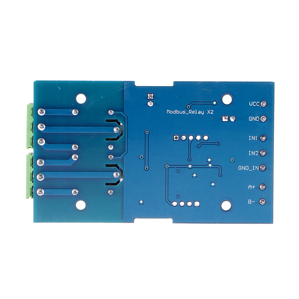 7-24V Modbus RTU 2, Channels Relay Module, RS485/TTL Anti-Reverse, Connection