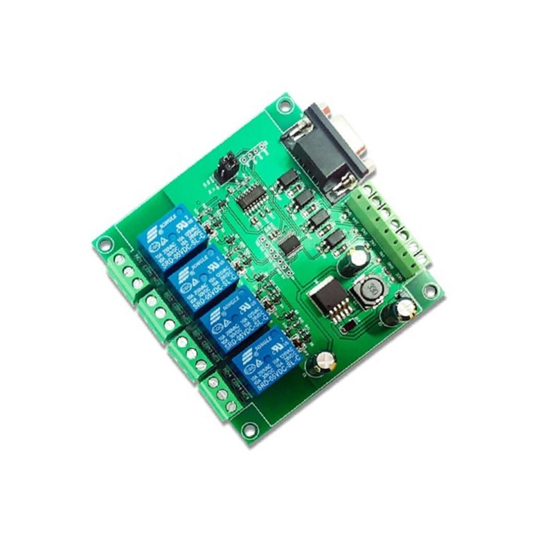 7-24V Modbus RTU 4 Channel RS232 Serial Relay Module