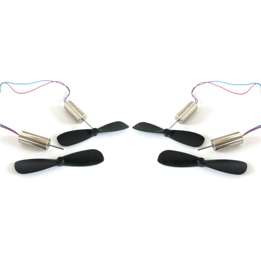 720 Magnetic Micro Coreless Motor + 55 MM Propeller for Micro Quadcopters – (Set of 4Pcs)