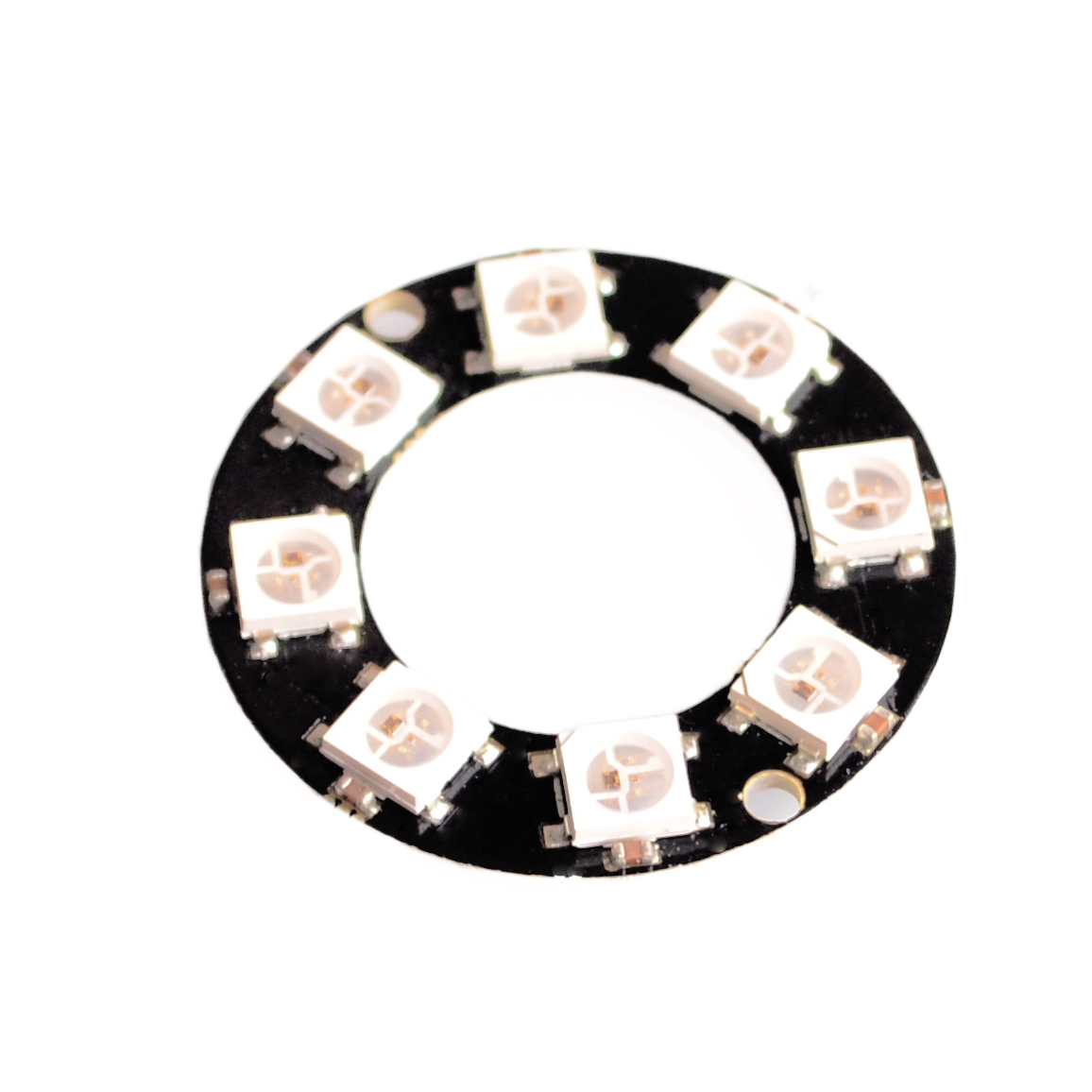 8 Bit WS2812 5050 RGB LED Built-in Full Color Driving Lights Circular Development Board