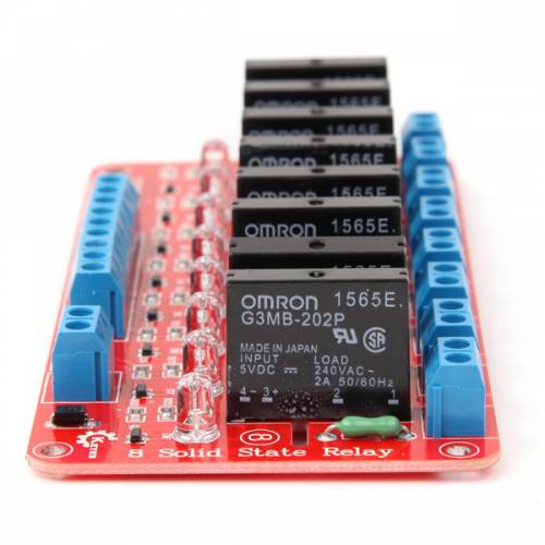 8 Channel 5V Solid State Relay Module Board OMRON for Arduino