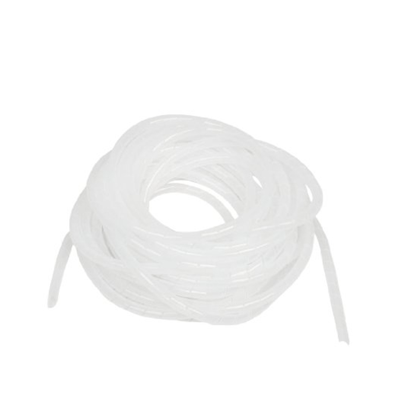 8mm Spiral Wrapping Band White 10M for Wires