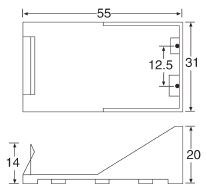 9V Battery Holder with DC Jack