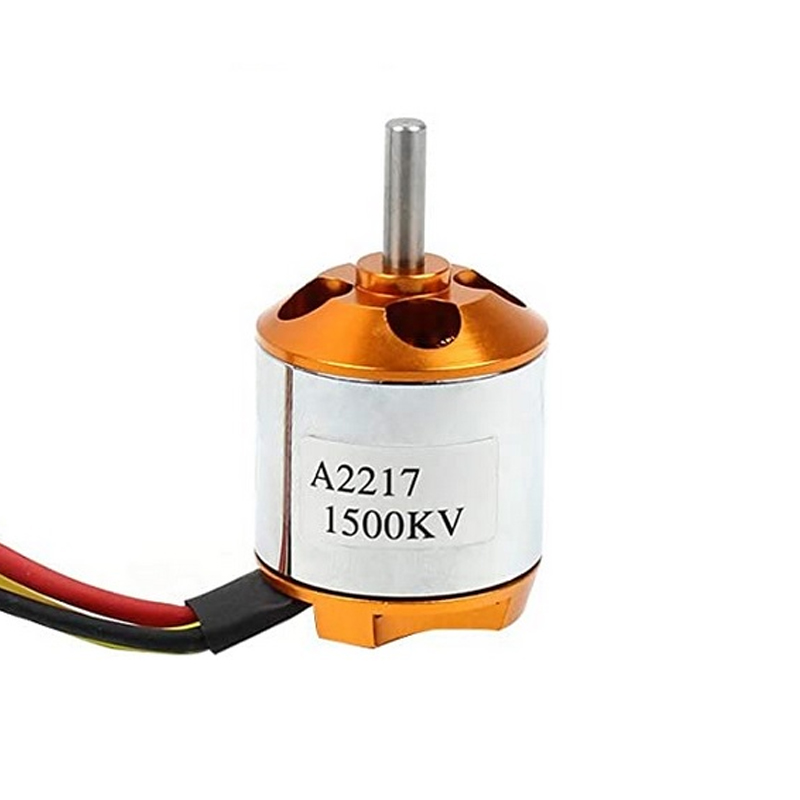 A2217 1500KV RC Brushless Out-Runner Motor welded Banana Connector (Male)