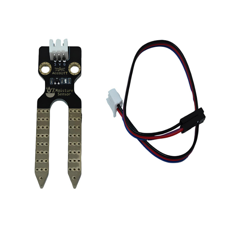 ACEBOTT Soil Moisture Humidity Sensor Easy-Plug Compatible with ESP32/Arduino