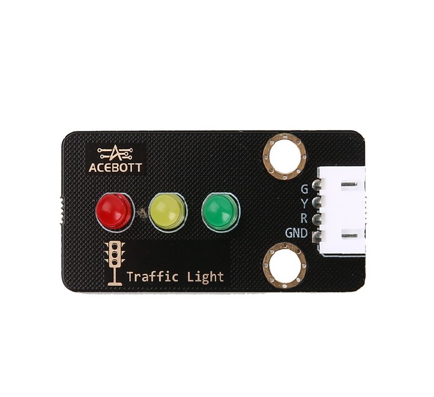 ACEBOTT Traffic Light Module Easy-Plug Compatible with ESP32/Arduino