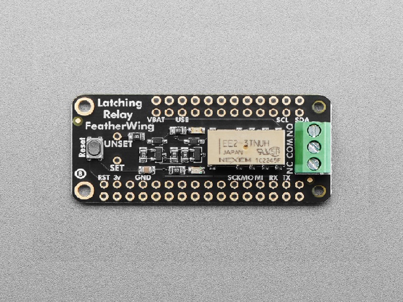 Adafruit Latching Mini Relay FeatherWing