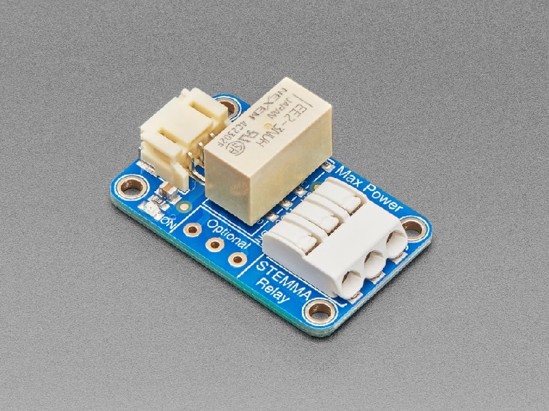 Adafruit STEMMA Non-Latching Mini Relay – JST PH 2mm