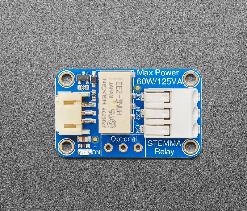 Adafruit STEMMA Non-Latching Mini Relay – JST PH 2mm